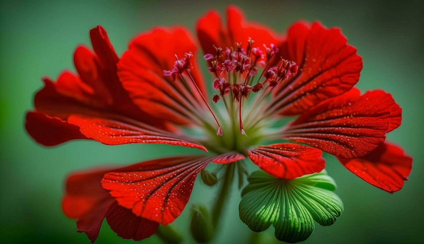 fechar acima do vibrante multi colori flores dentro natureza gerado de ai foto