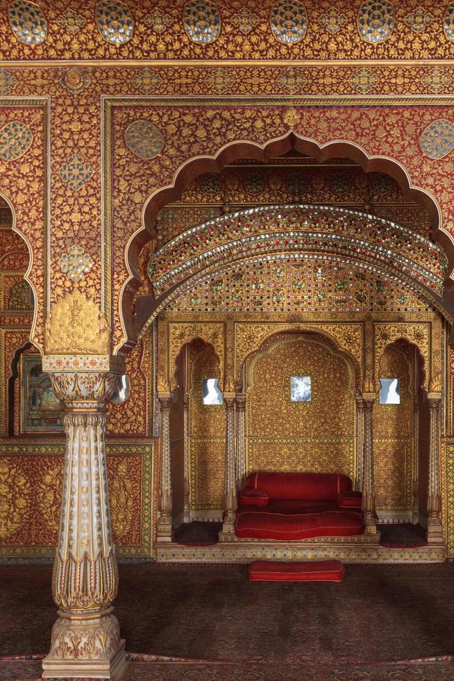 forte de bikaner em bikaner, rajasthan, índia foto