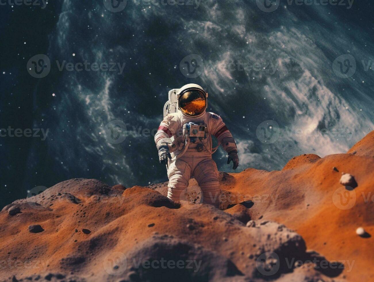 espaço exploração de astronauta foto