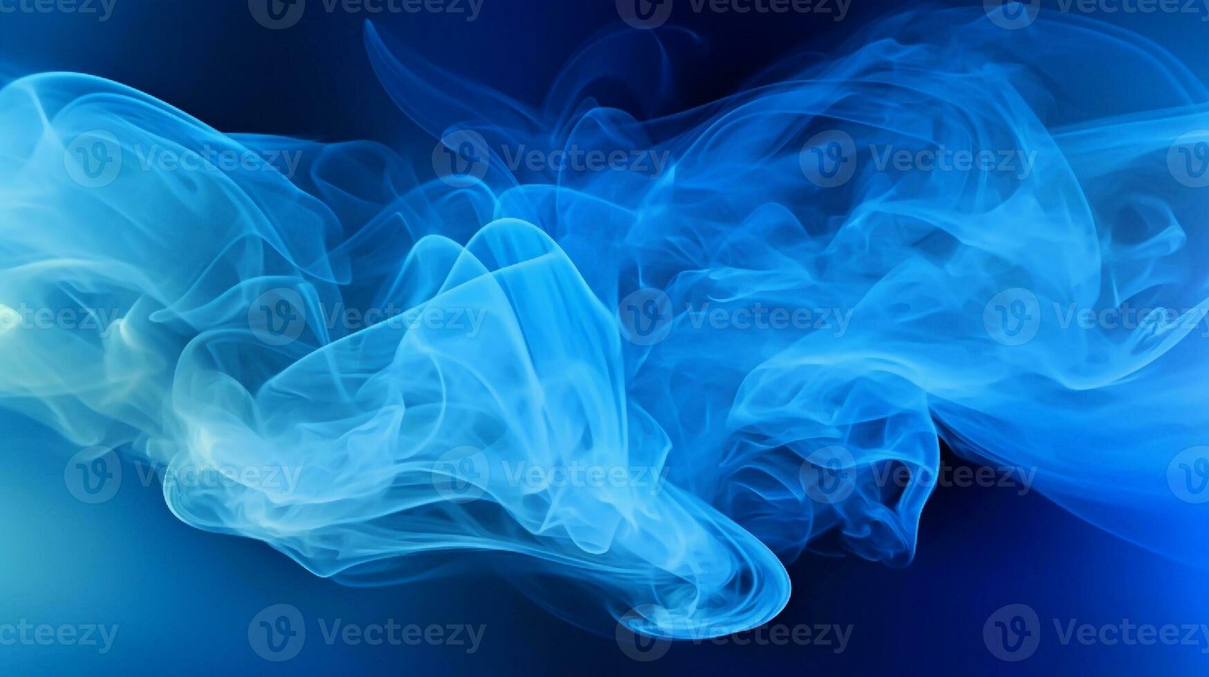 abstrato azul fumaça em uma Sombrio fundo. textura. Projeto elemento. foto