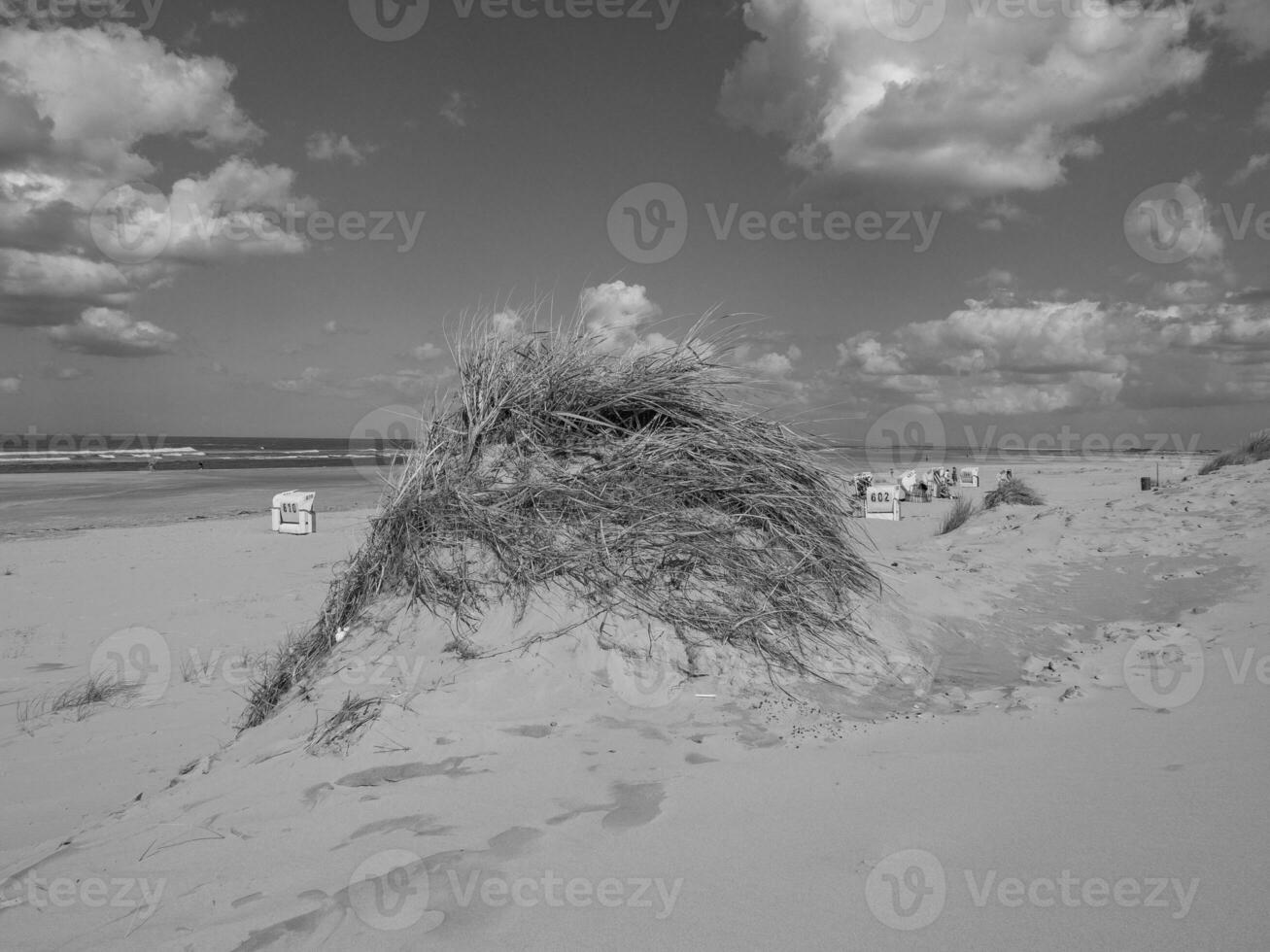 verão Tempo às spiekeroog ilha foto