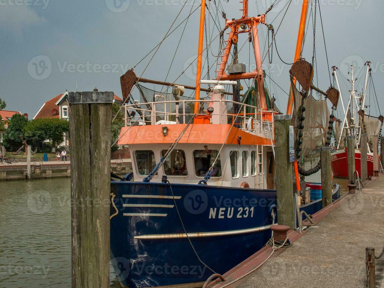 o porto de neuharlingersiel foto