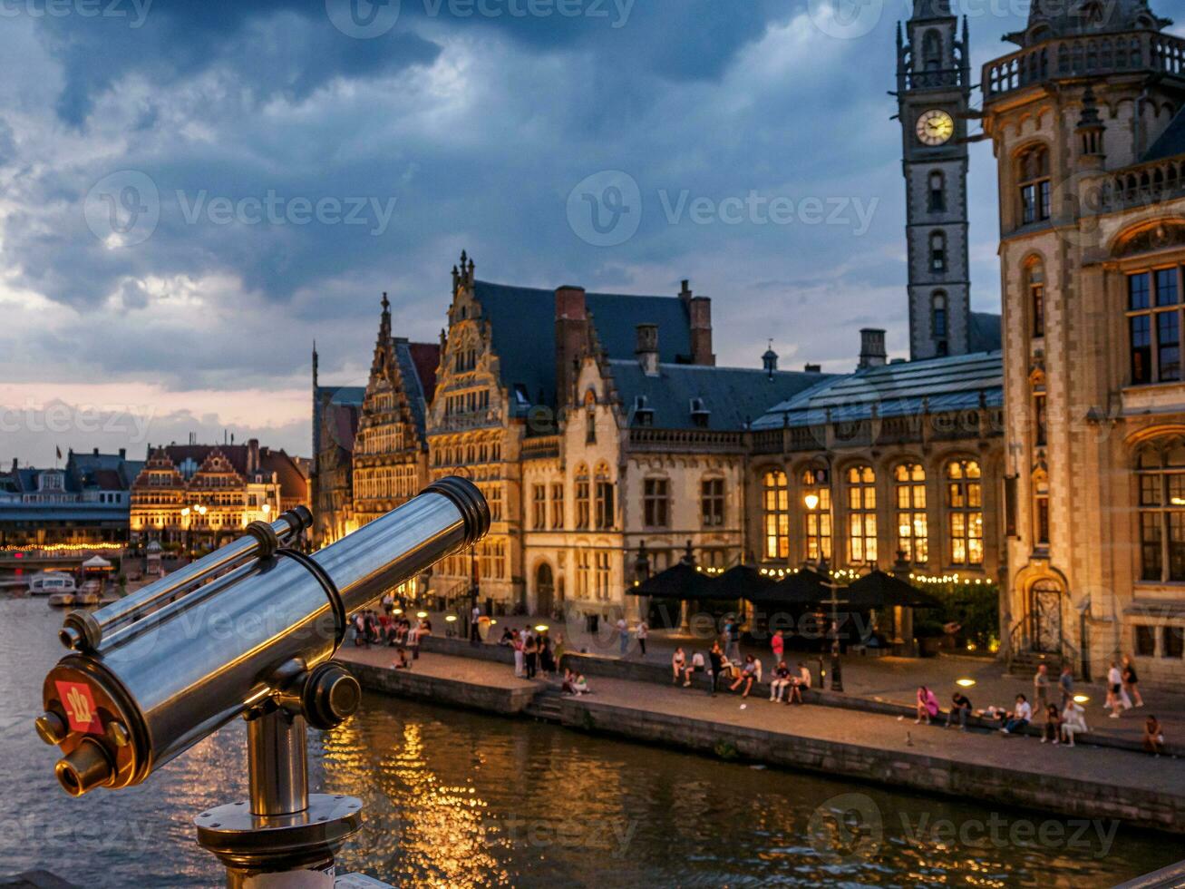 a cidade do cavalheiro dentro Bélgica foto