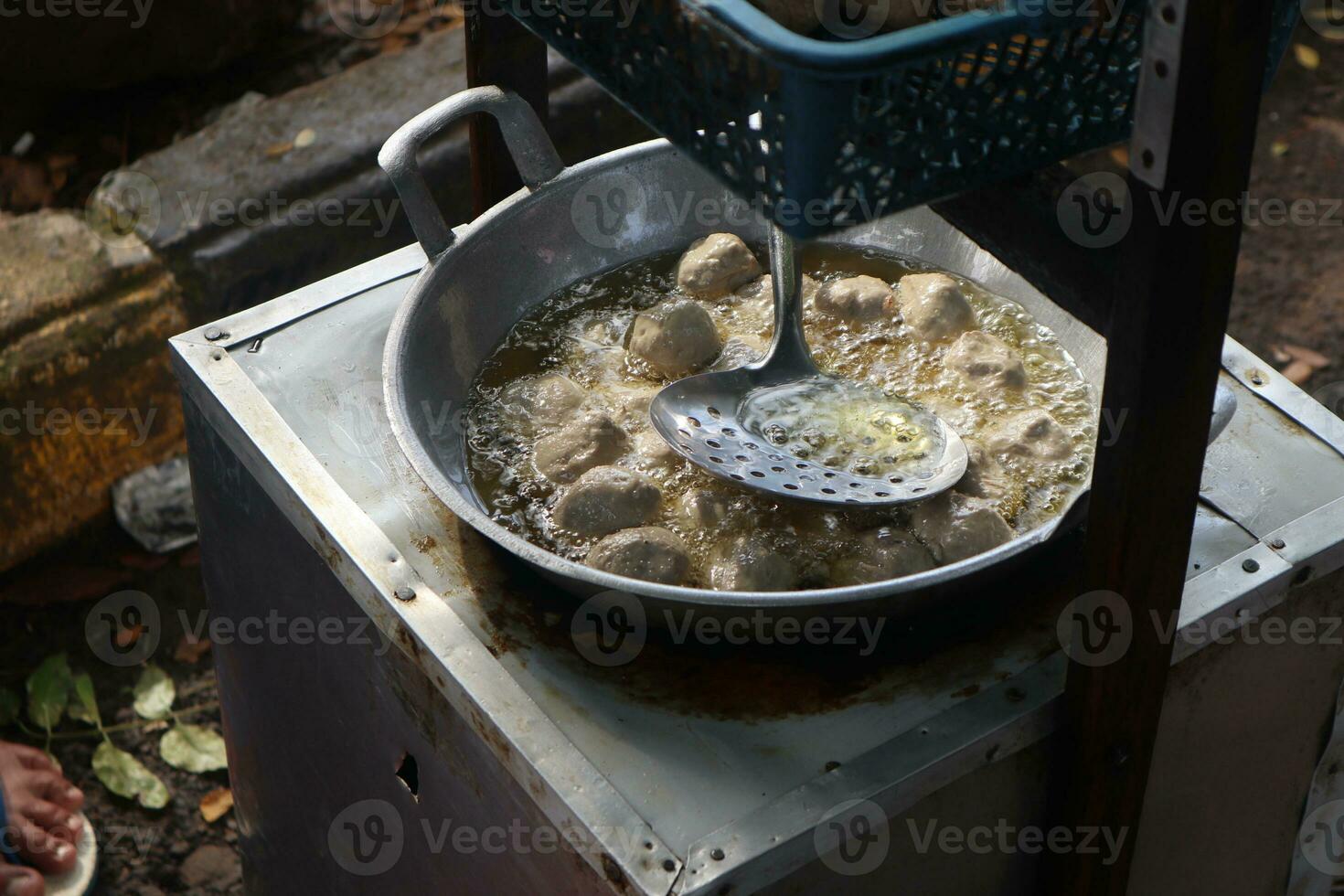 cozinhou almôndegas para venda foto