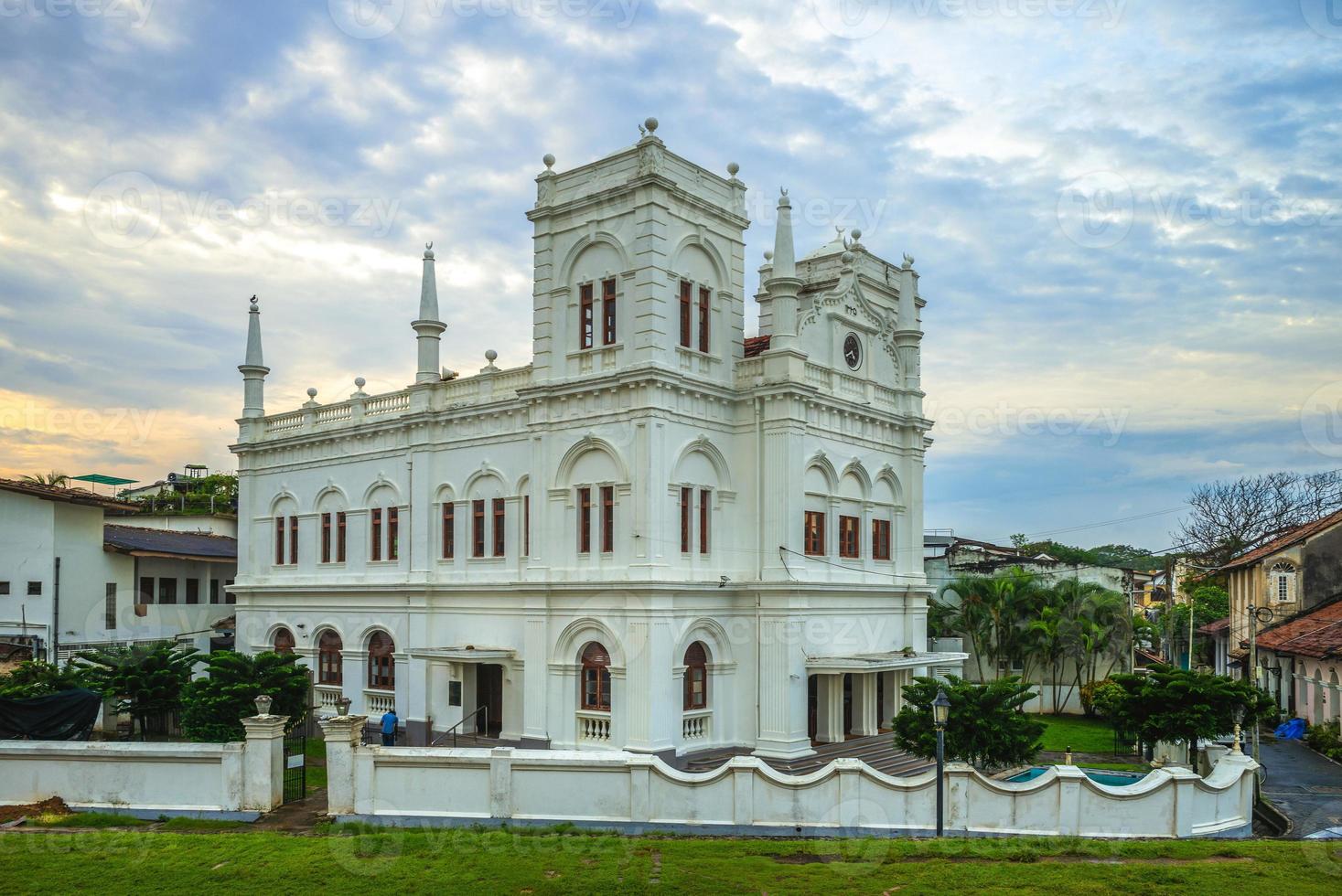 Mesquita Meeran Jumma em Galle Fort Sri Lanka foto