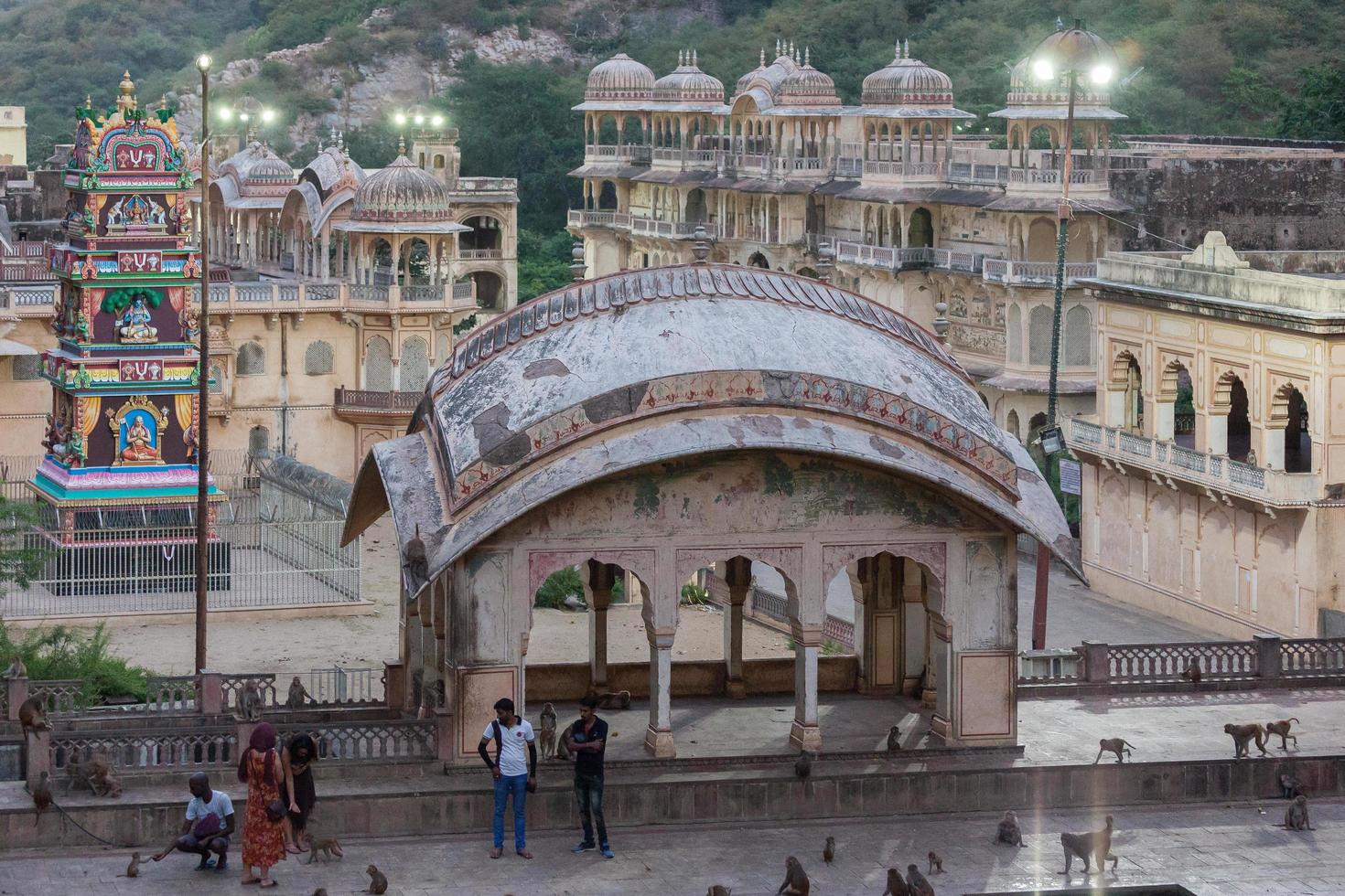 templo hanuman em jaipur, rajasthan, índia foto