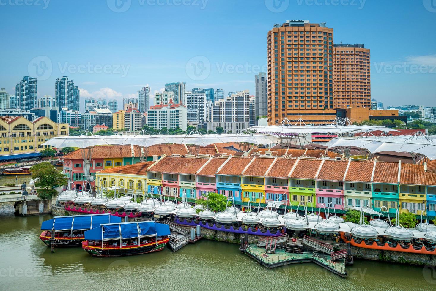 Clarke Quay em Cingapura foto