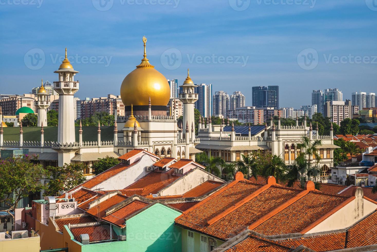 Sultan Masjid em Singapura foto