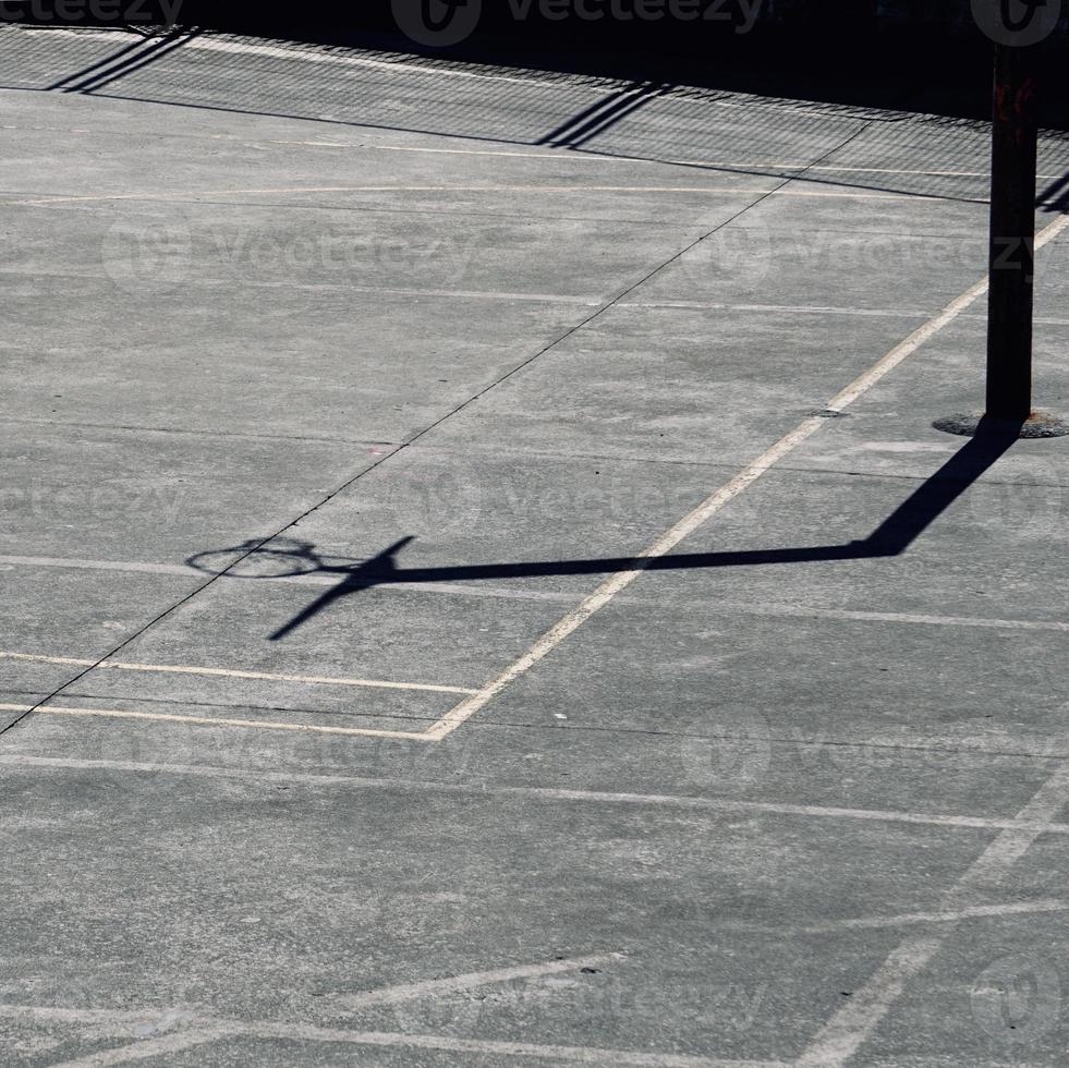 quadra de basquete de rua foto