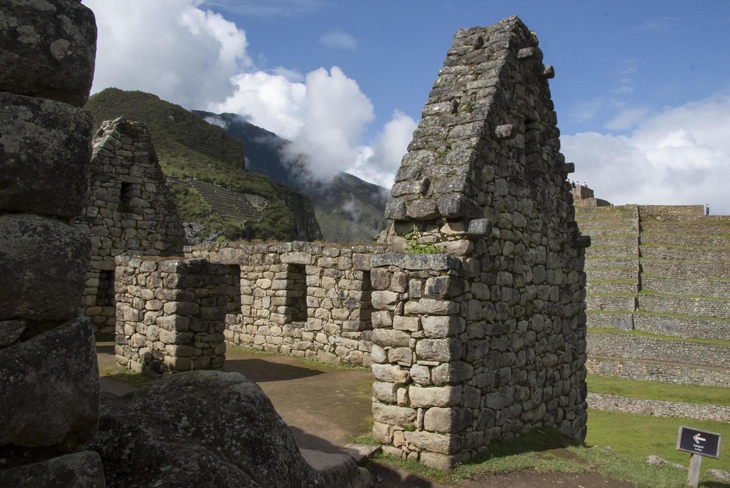 machu picchu um santuário histórico peruano em 1981 e um patrimônio mundial da unesco em 1983 foto