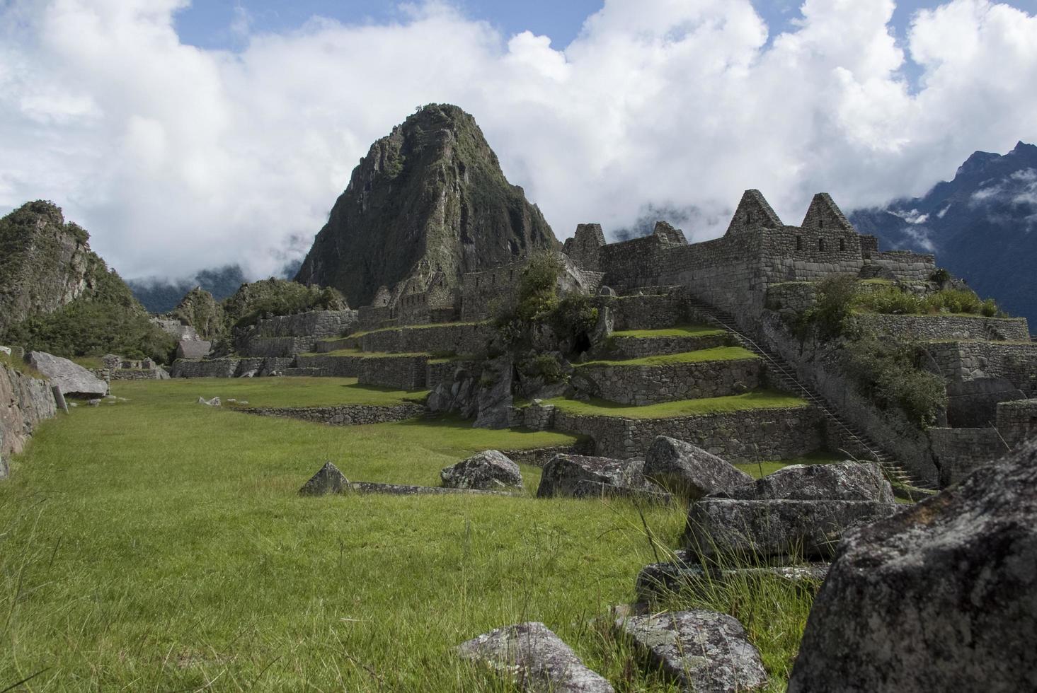 machu picchu um santuário histórico peruano em 1981 e um patrimônio mundial da unesco em 1983 foto