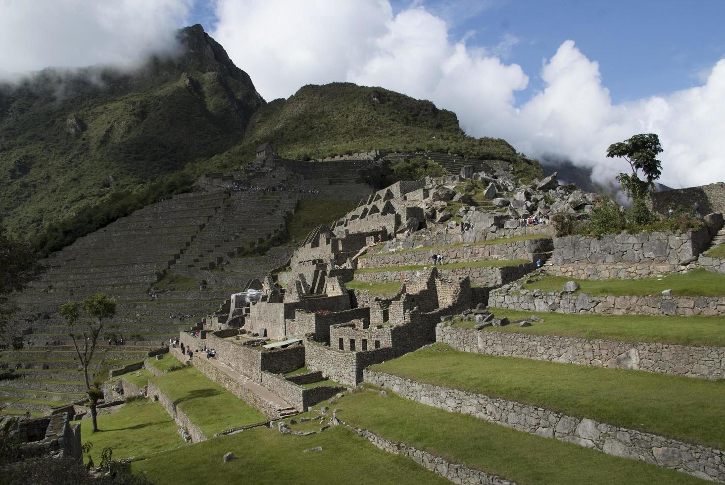 machu picchu um santuário histórico peruano em 1981 e um patrimônio mundial da unesco em 1983 foto