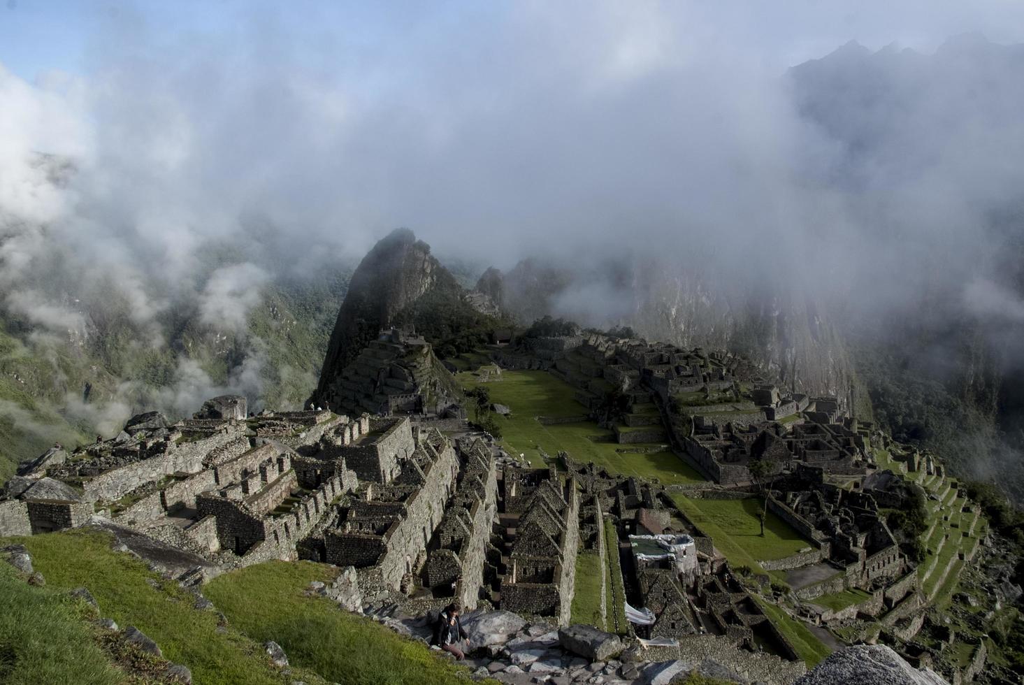 machu picchu um santuário histórico peruano em 1981 e um patrimônio mundial da unesco em 1983 foto