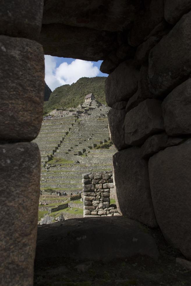 machu picchu um santuário histórico peruano em 1981 e um patrimônio mundial da unesco em 1983 foto