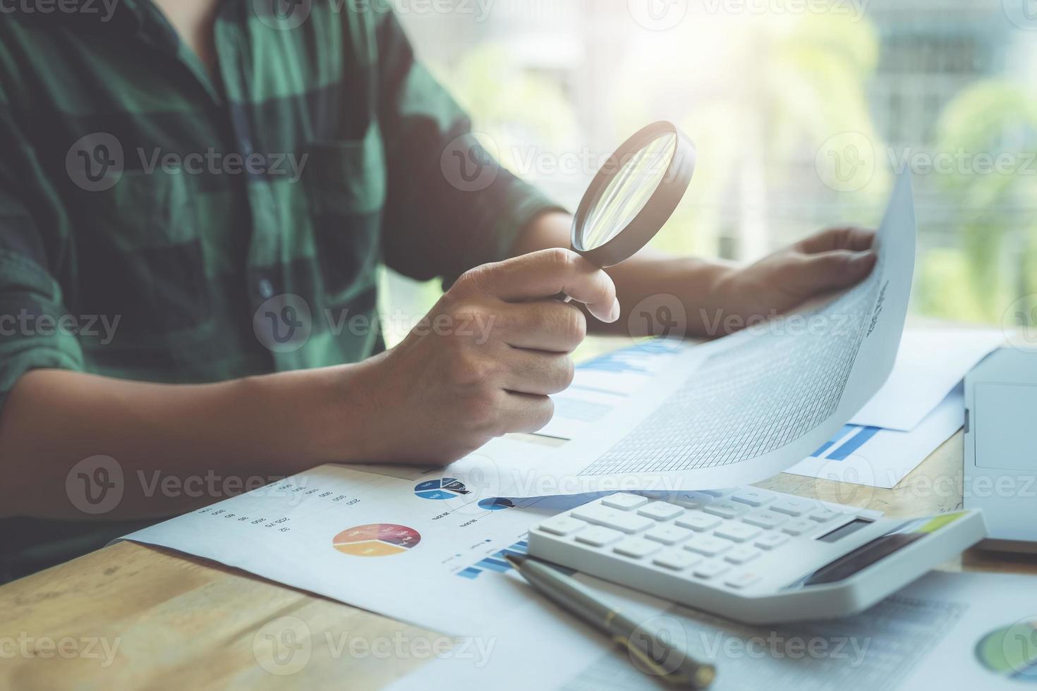 conceito de auditoria e investimento foto