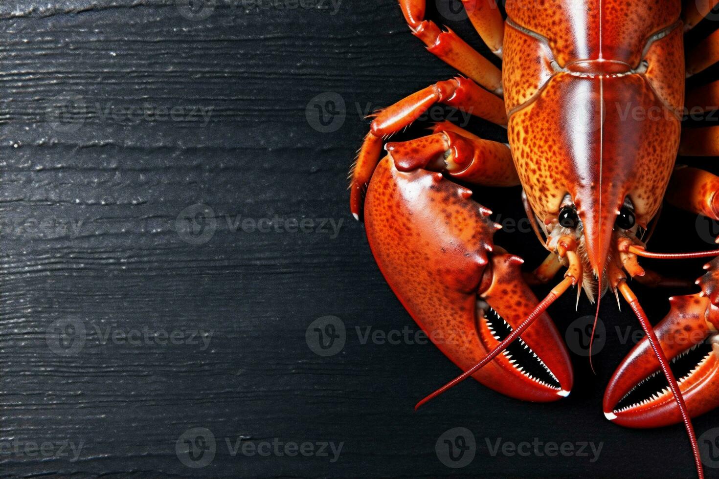 garra Comida vermelho lagostim cozinhou fundo lagosta frutos do mar fervido jantar lagostim. generativo ai. foto