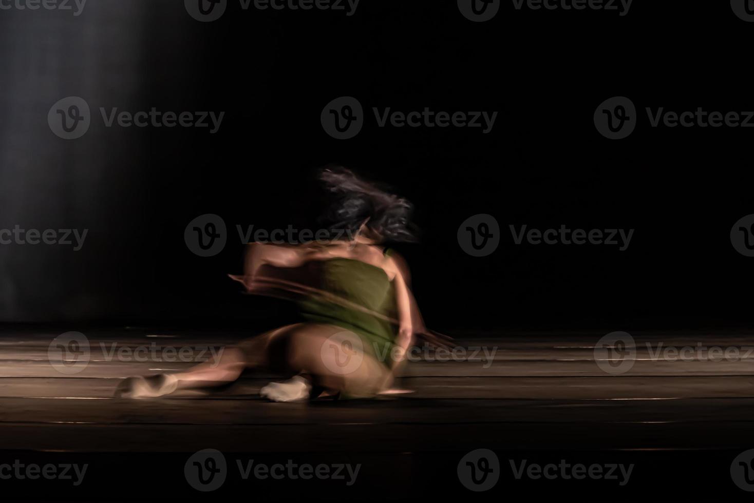 o movimento abstrato da dança foto