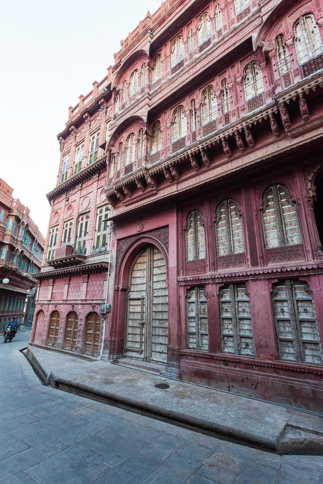 haveli em bikaner, rajasthan, índia foto