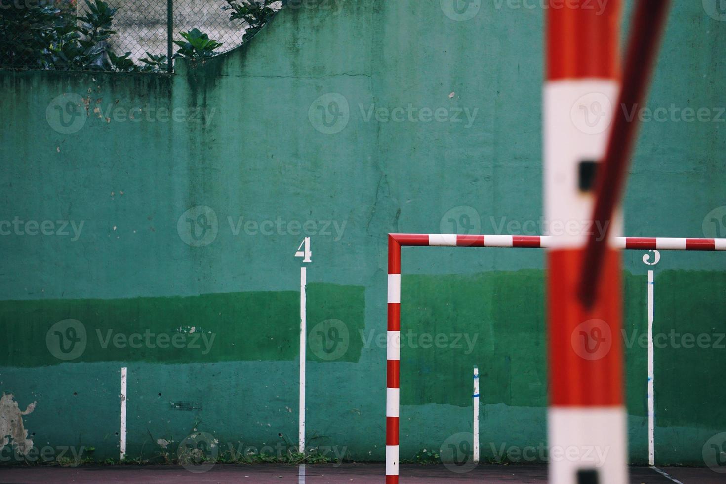 equipamentos de esporte para gol de futebol de rua foto