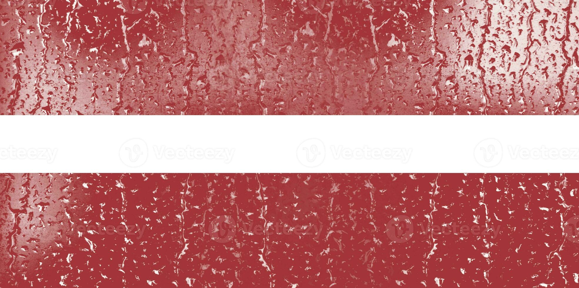 3d bandeira do Letônia em uma vidro foto