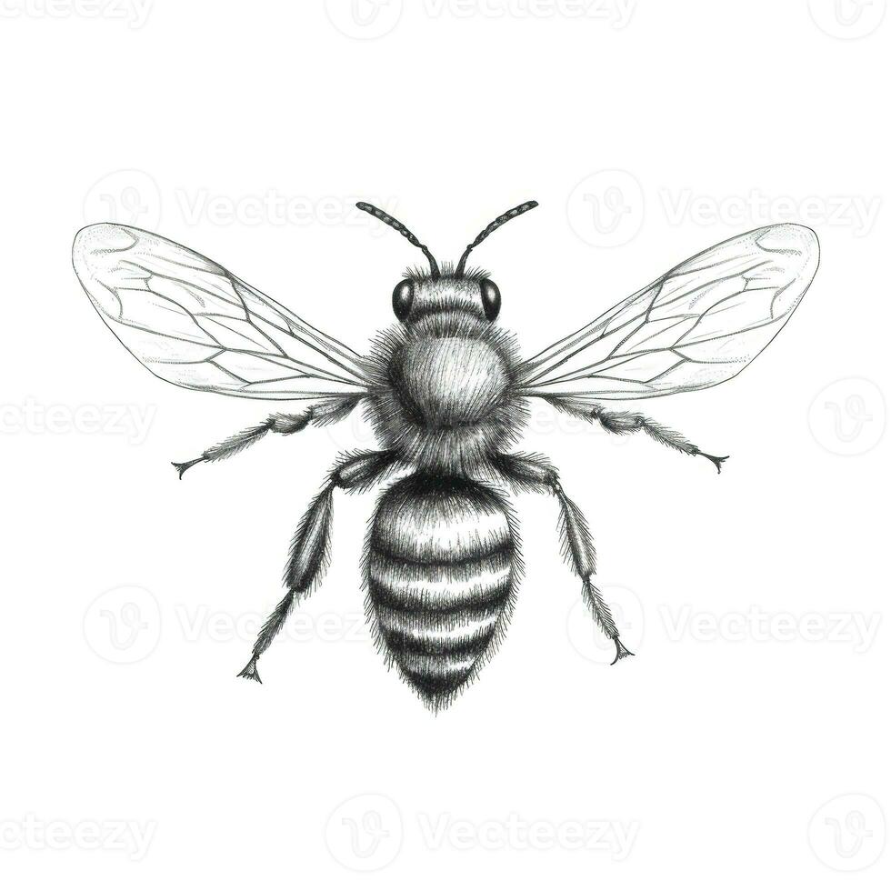 animal abelha ai gerado foto