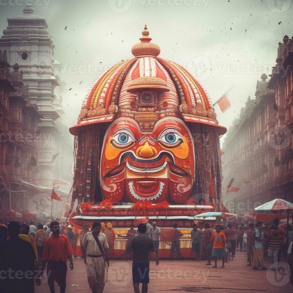 Jagannath rath yatra Índia festivais ilustração foto