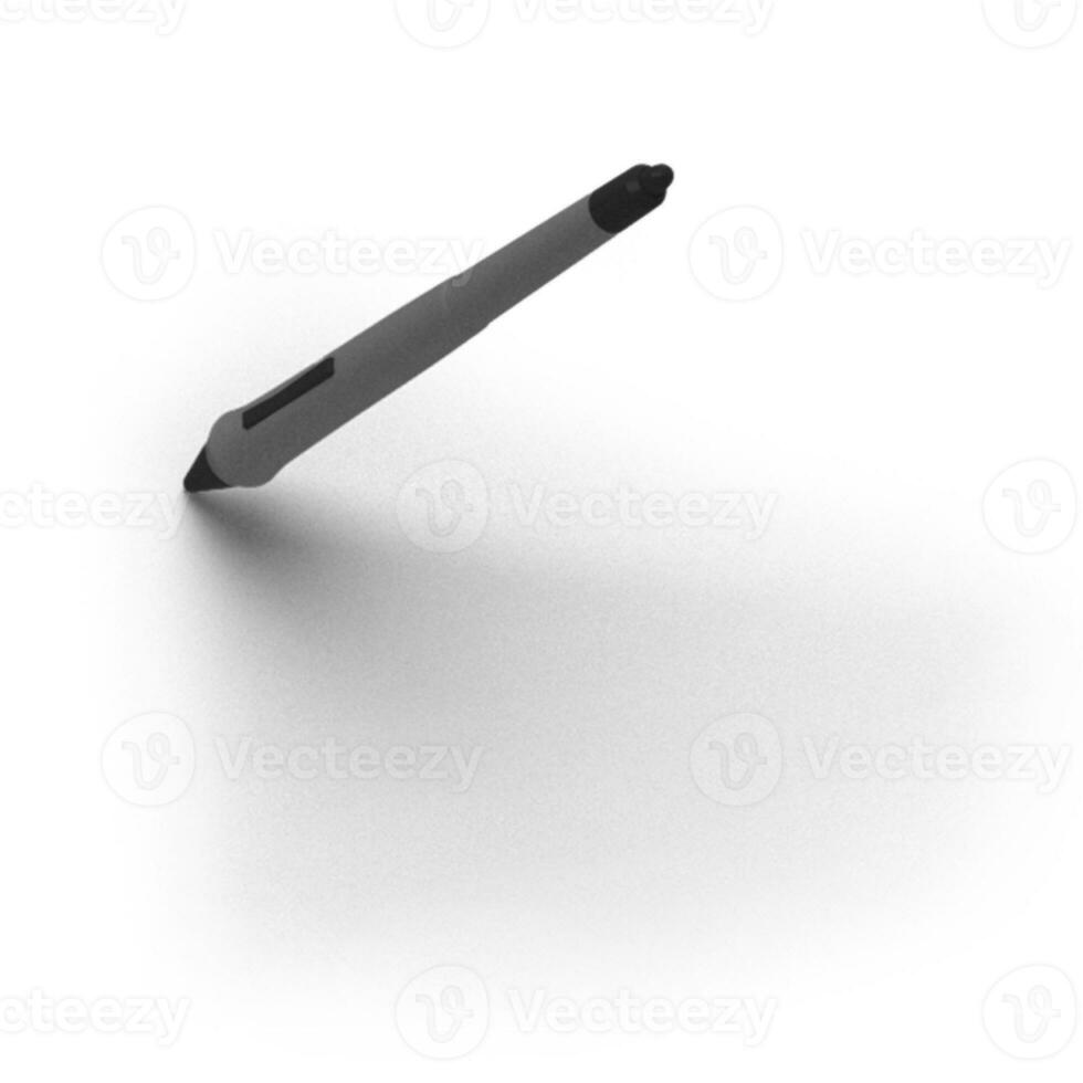 a moderno caneta caneta isolado em branco fundo em forma para seu de ativos Projeto. foto