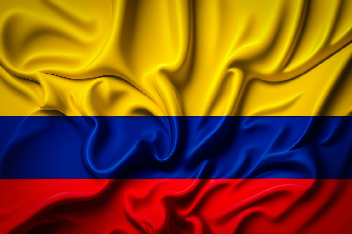 texturizado realista Colômbia bandeira fundo foto