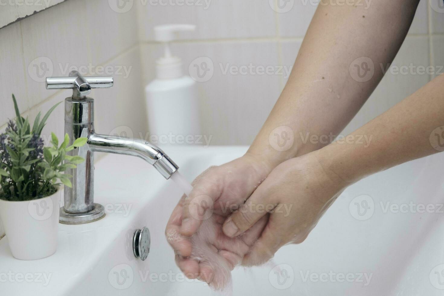 pessoal higiene, limpeza a mãos. foto