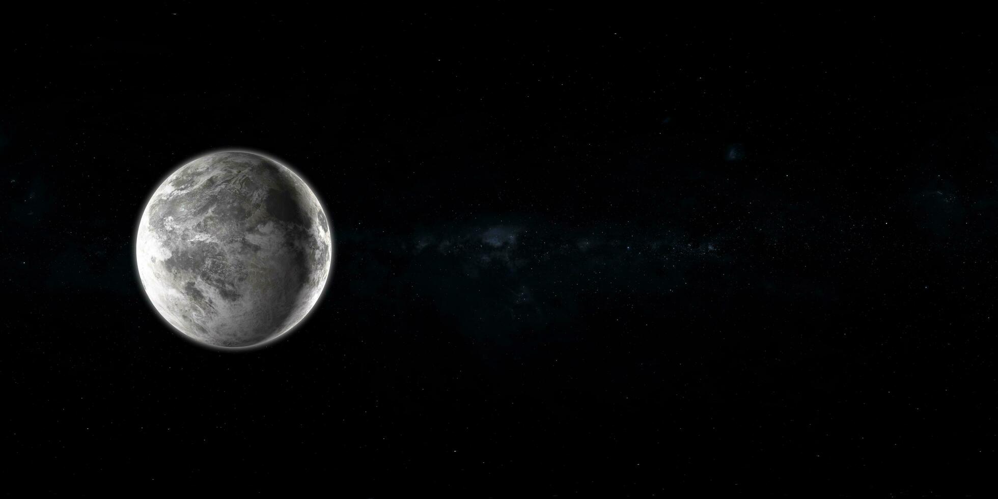 lua planeta fundo. foto