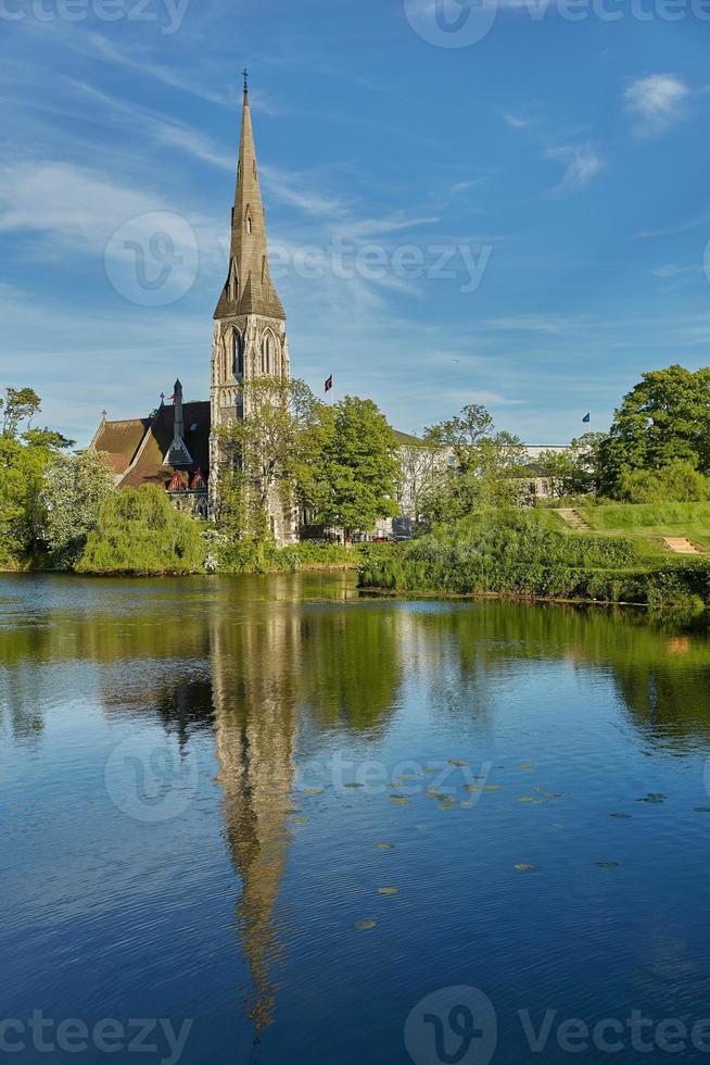 igreja de st albans em copenhagen, dinamarca foto