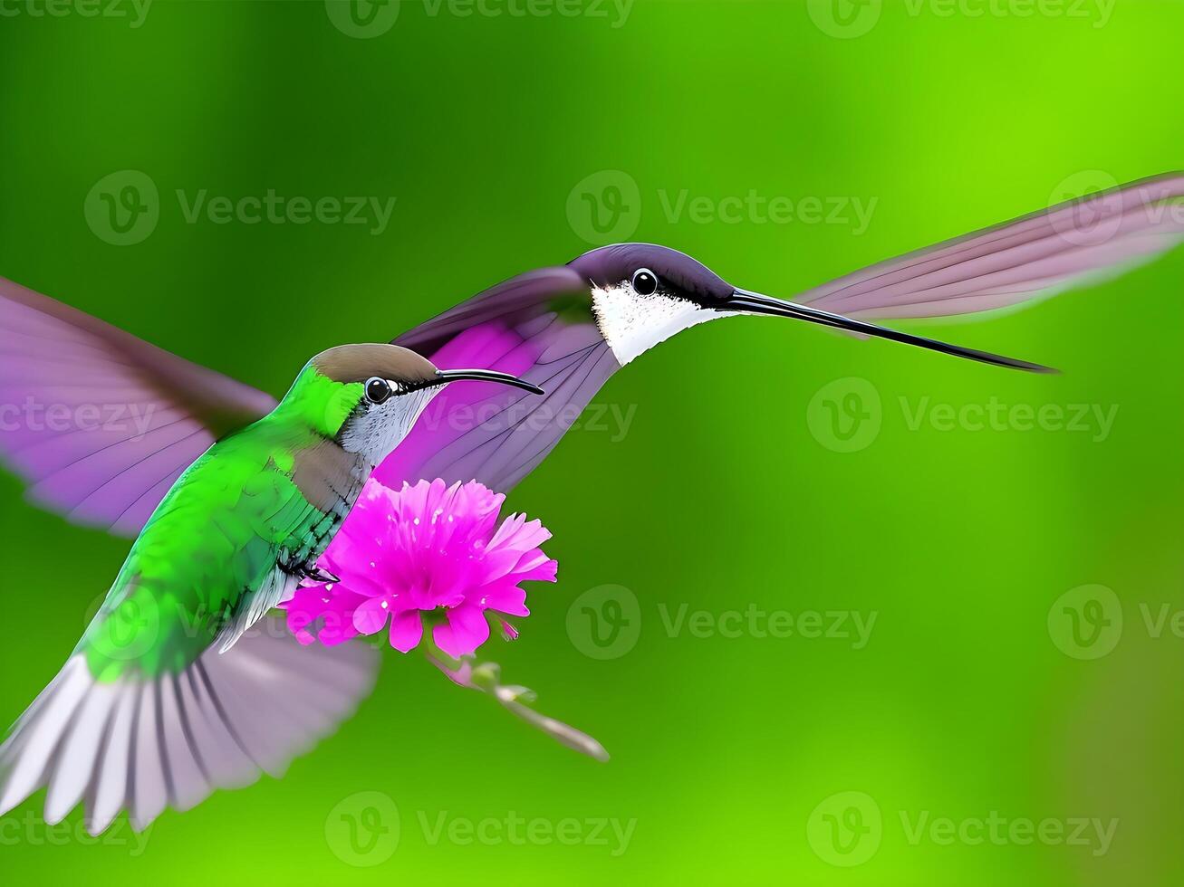 cantarolando pássaro verde vôo ai gerado foto