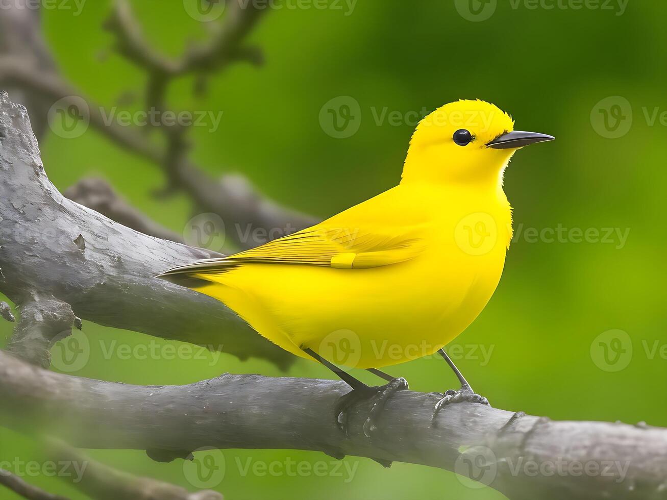 protonotário toutinegra protonotário cítrica ai gerado foto