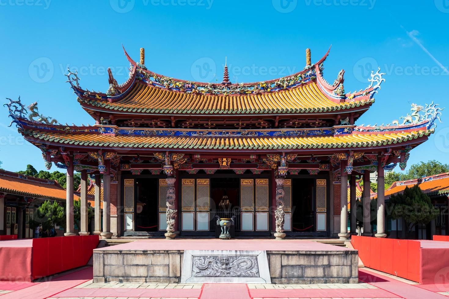 o templo confucius em taipei em taiwan foto