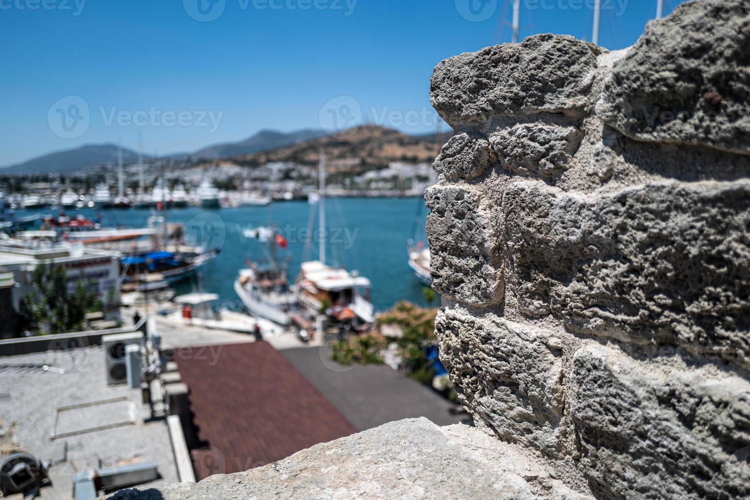 a costa de Bodrum na Turquia foto