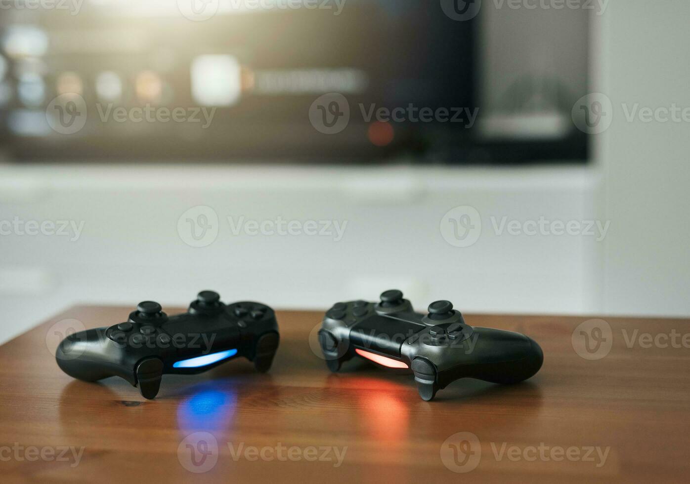 controles de jogo em a mesa foto