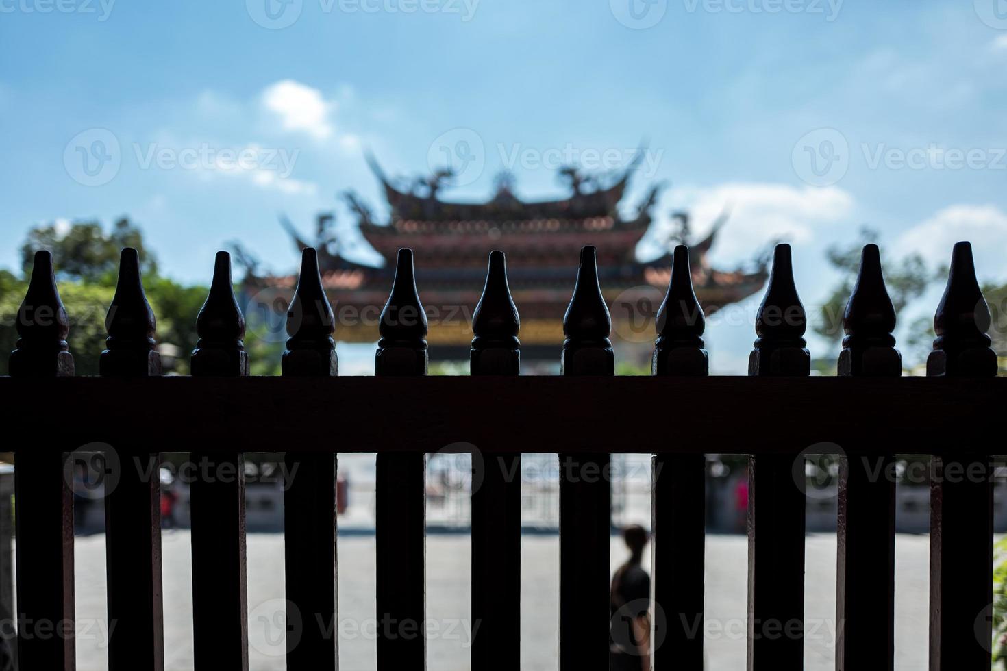 o templo longshan mengija em taipei em taiwan foto