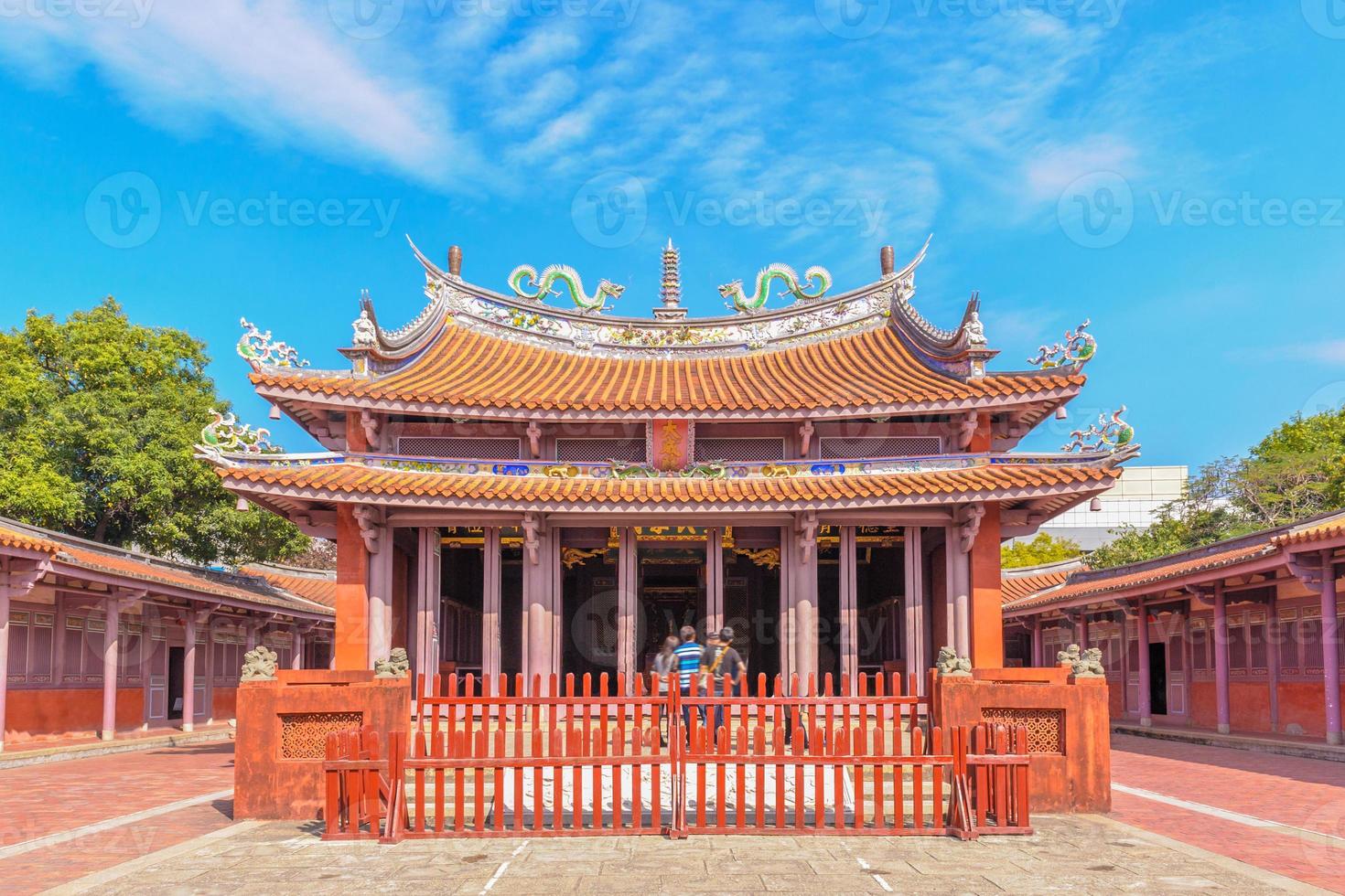 templo confucius em tainan, taiwan foto