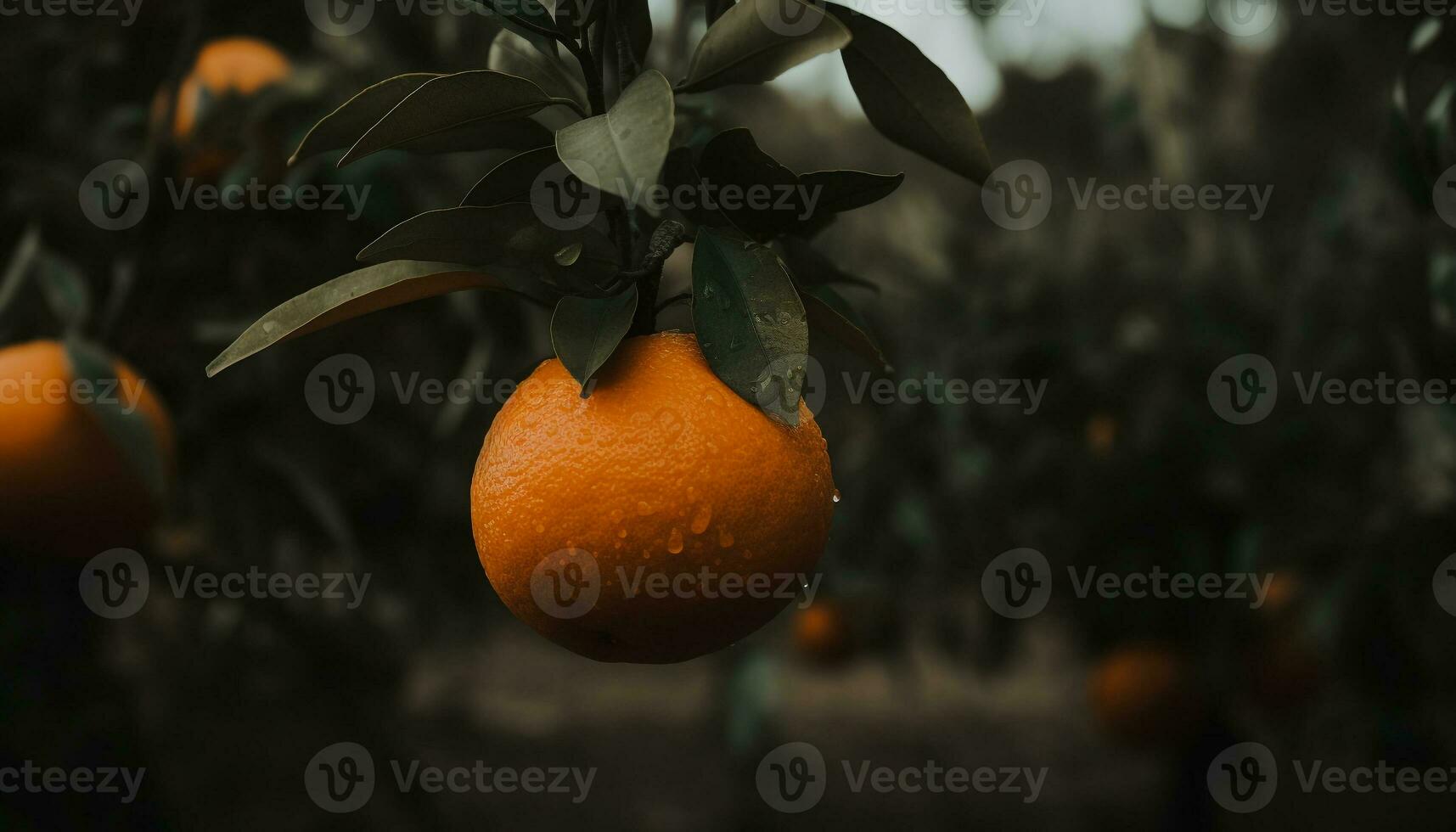 frescor e vibração dentro natureza citrino fruta, uma saudável comendo deleite gerado de ai foto