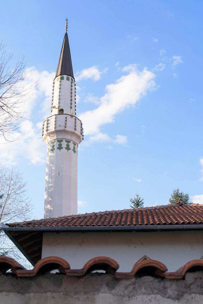 bela mesquita. local de culto muçulmano foto