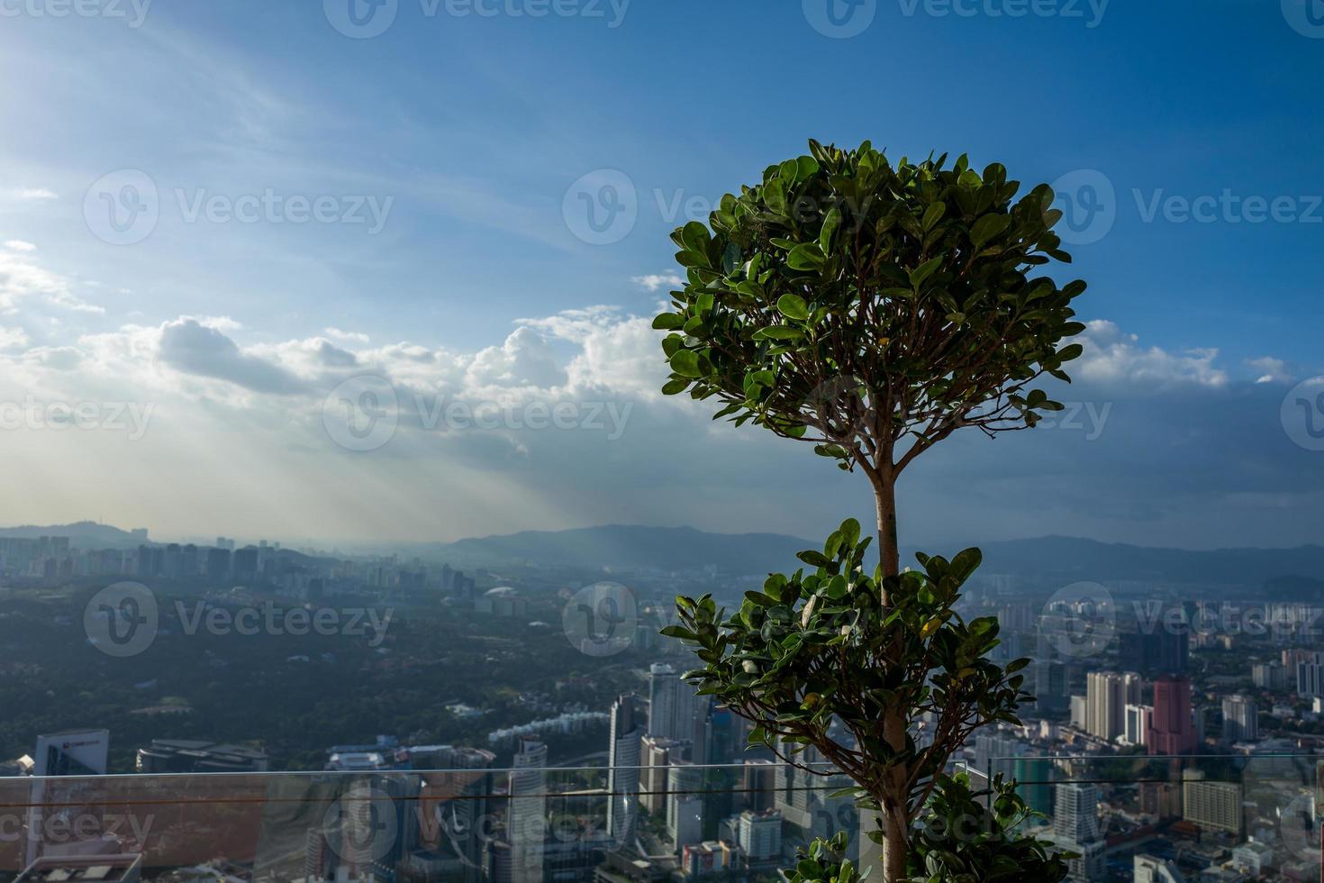 vista do horizonte de Kuala Lumpur foto