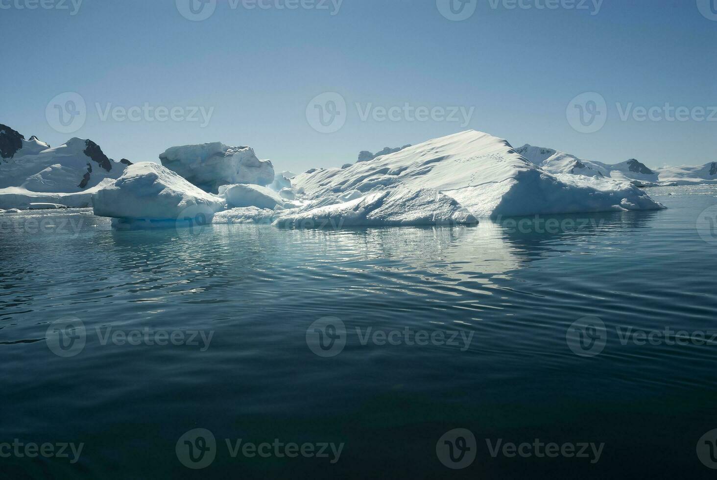 paraíso baía geleiras e montanhas, antártico Península, antártica.. foto