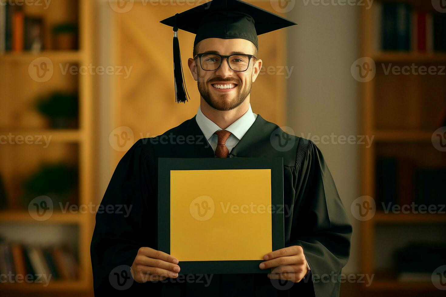 masculino professor. gerar ai foto