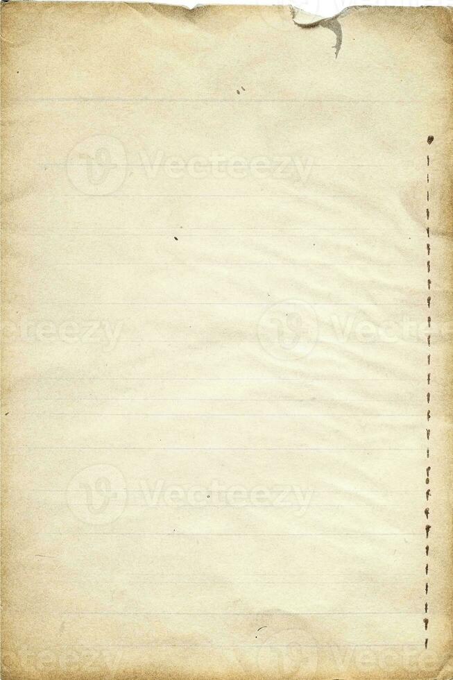 vintage caderno Páginas papel arquivo Alto resolução jpg nostálgico e elegante texturas foto