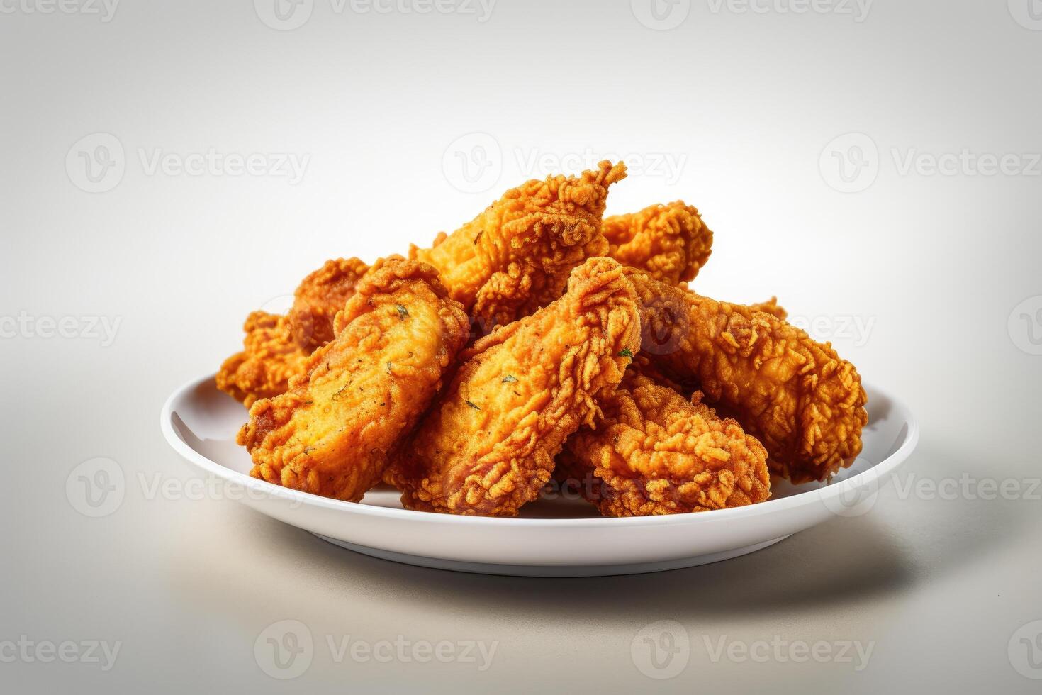 estoque foto do frito chiken Comida fotografia ai gerado