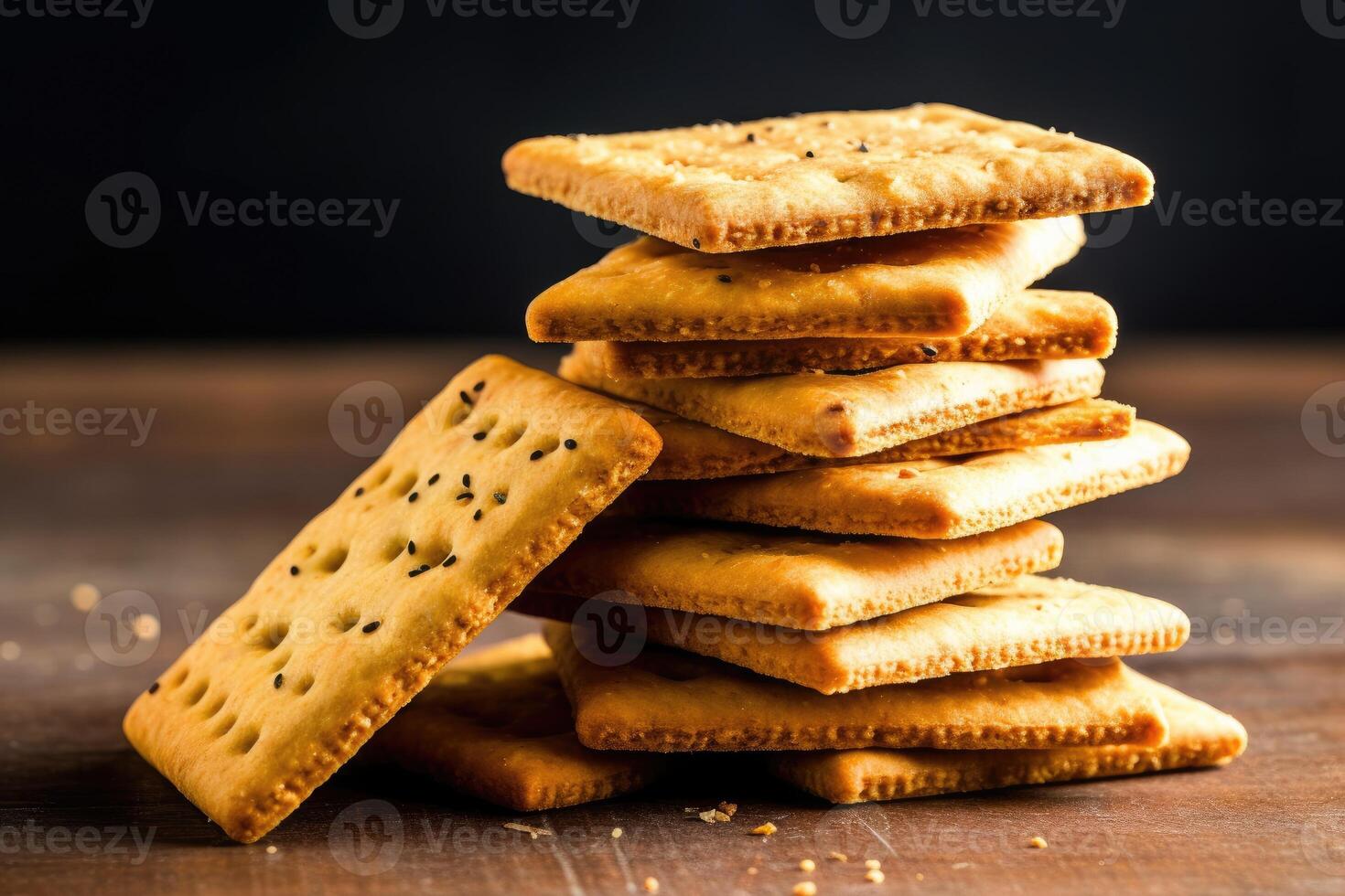 estoque foto do biscoito Comida fotografia ai gerado