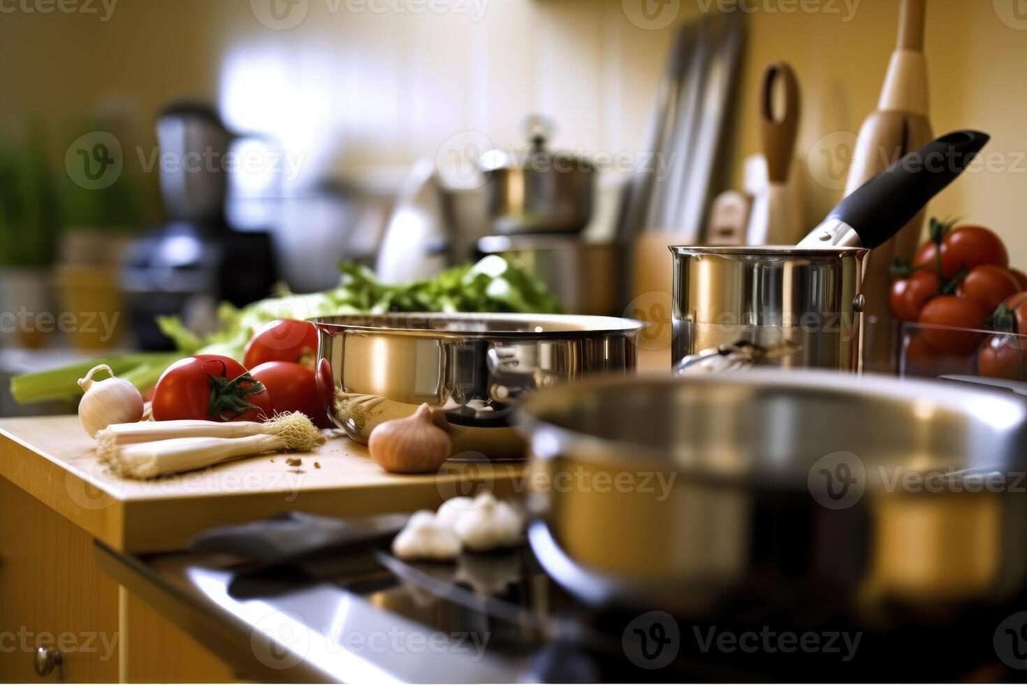 estoque foto do dentro cozinha fechar acima ai gerado