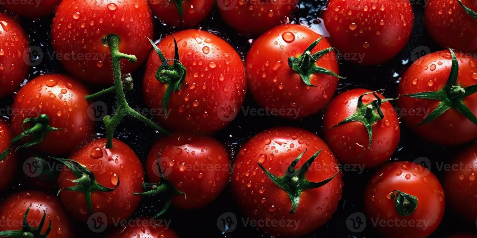 ai gerado. ai generativo. eco orgânico fresco vermelho tomate. vegetal vegetariano Comida nutrição Fazenda Comida. gráfico arte foto