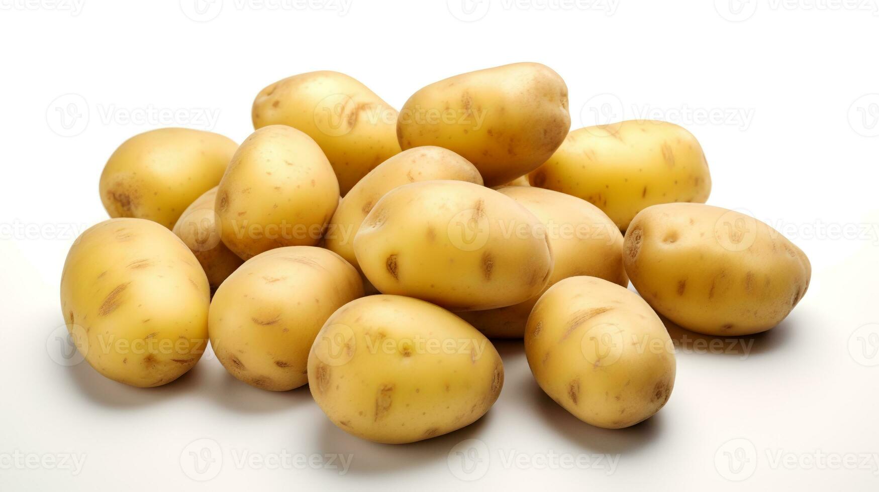 foto do batatas isolado em branco fundo