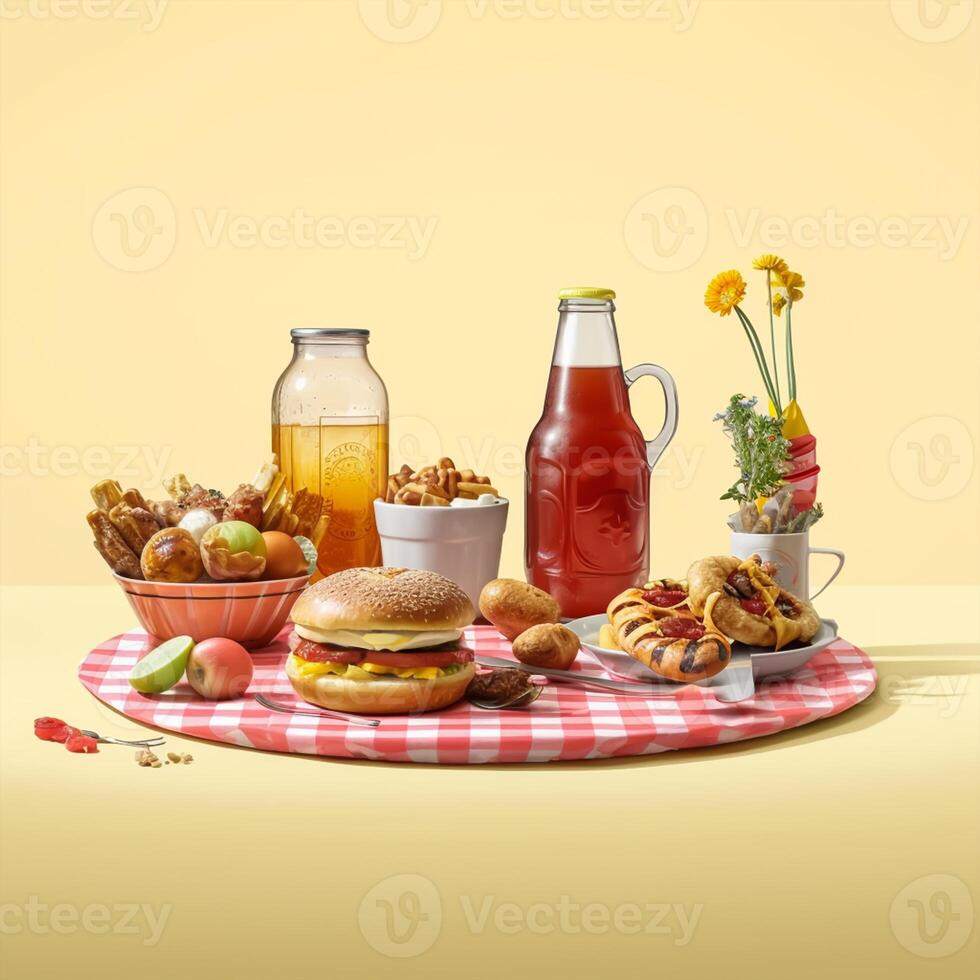 saudável Comida clipart isolado fundo foto